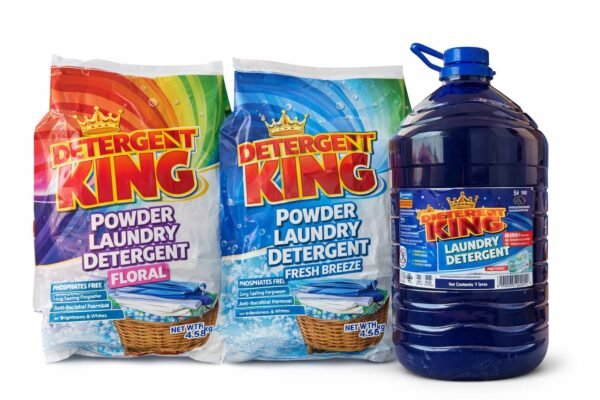 Laundry Power Deal Bundle – 2 Powder Detergents + 5L Liquid Detergent